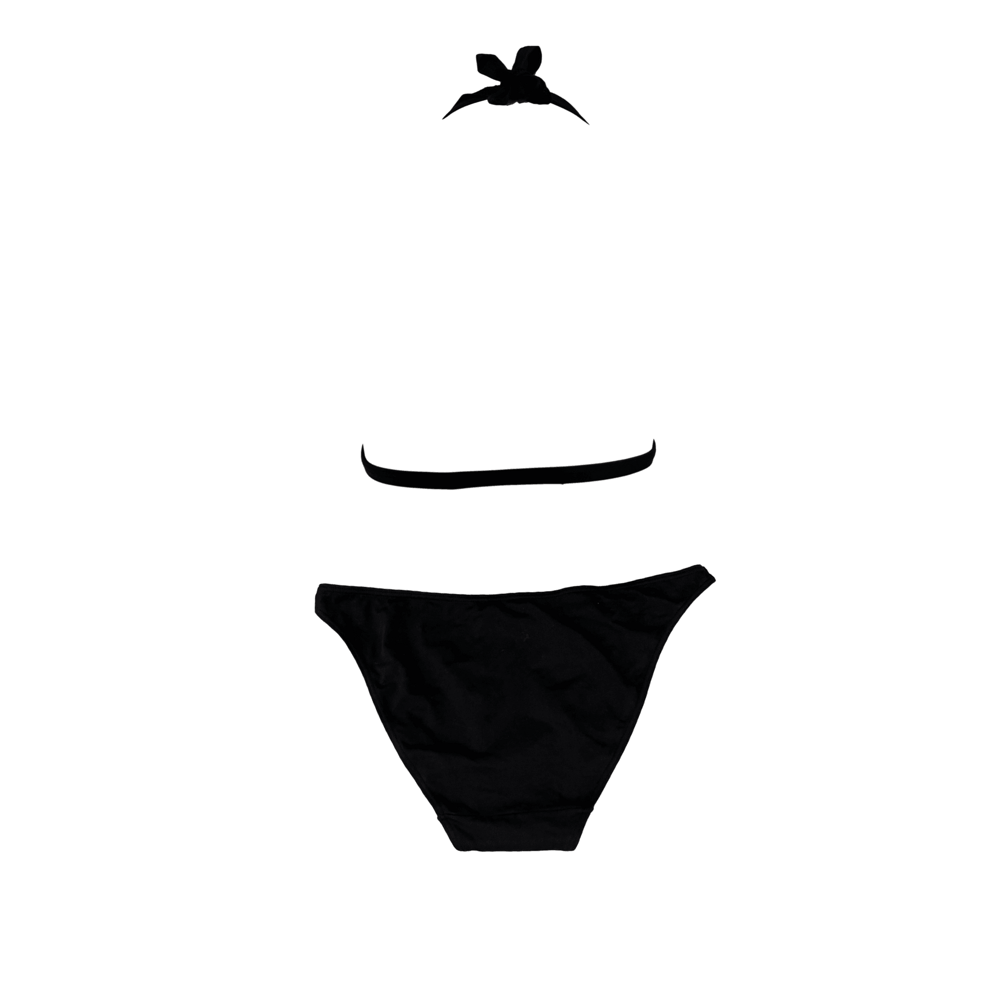 Dior Black CD Logo Bikini - Swimwear