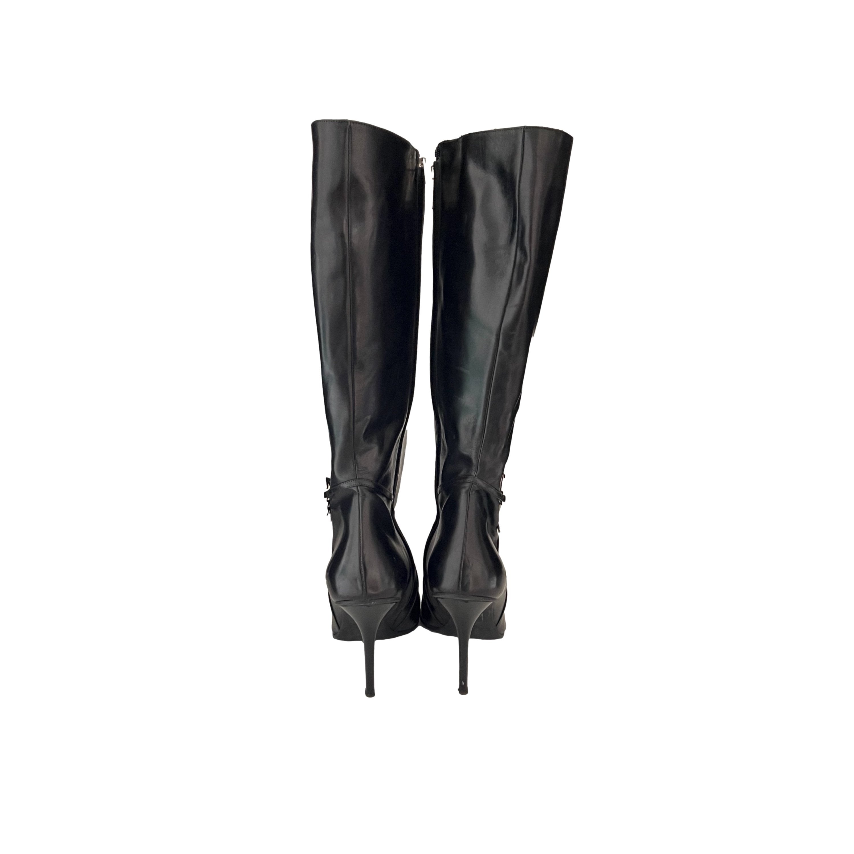 Vintage Dior Black Heart Leather Boots – Treasures of NYC