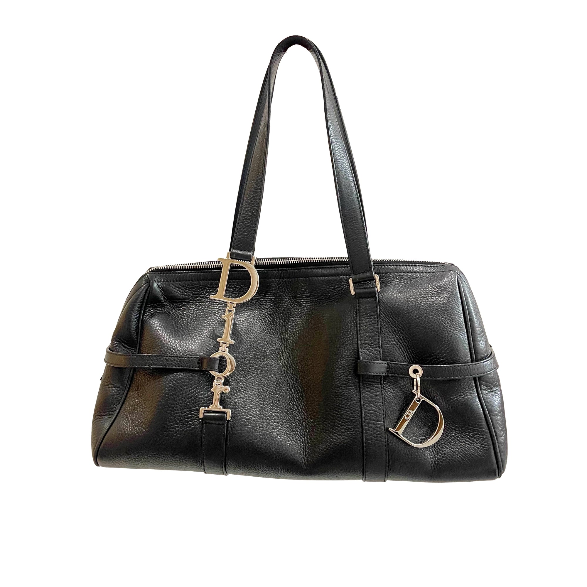 Dior Black Leather Shoulder Bag - Handbags