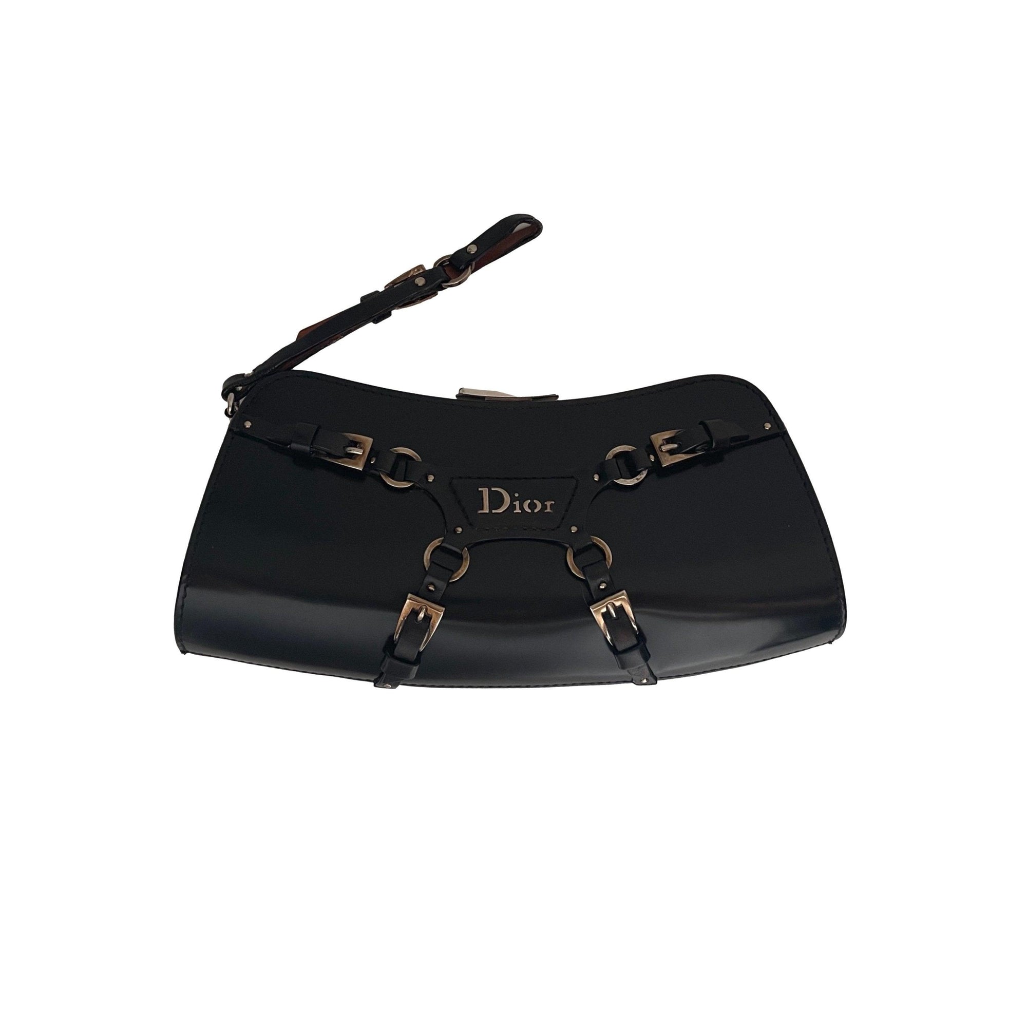 Dior Black Mini Bondage Bag - Handbags