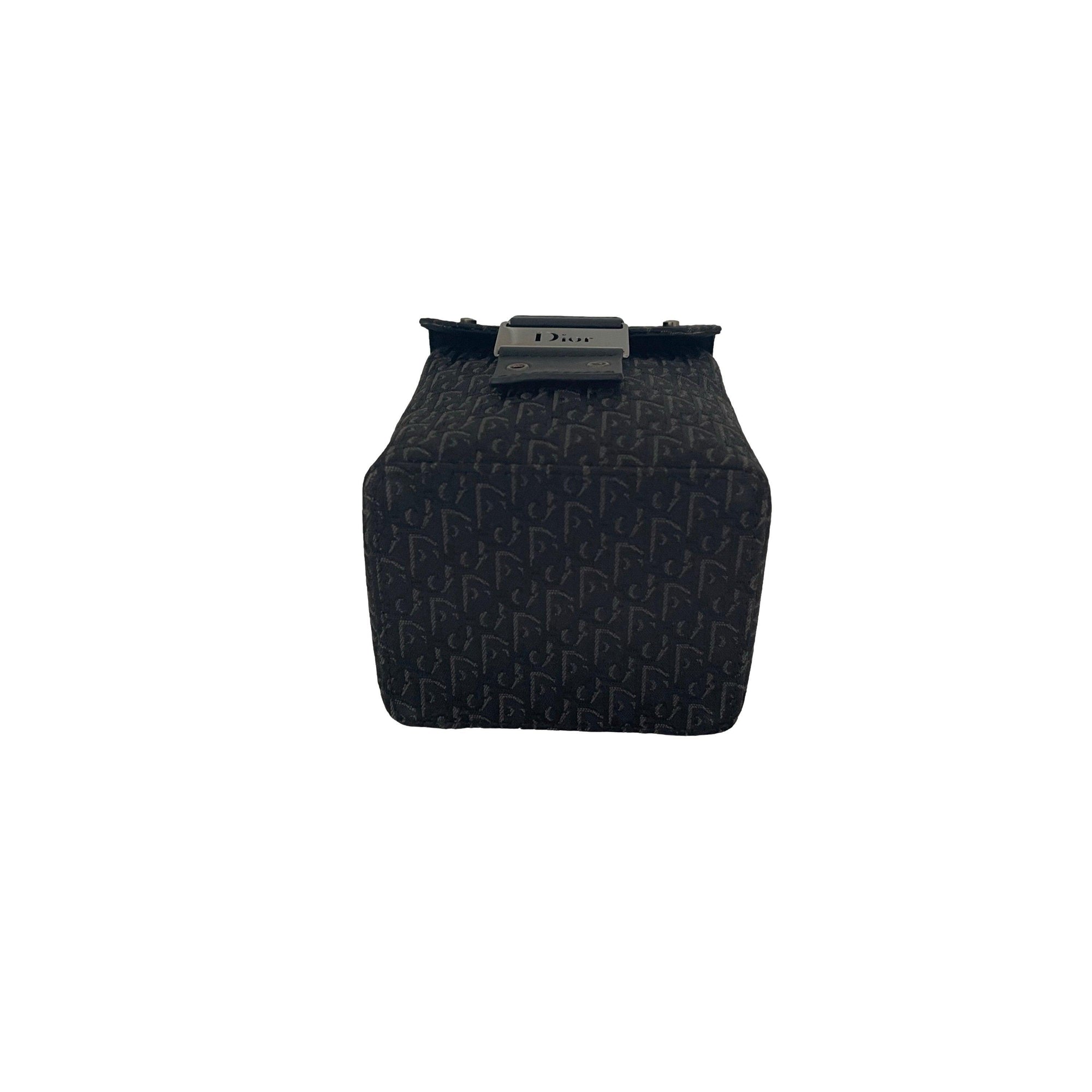 Dior Black Mini Logo Box Bag - Handbags