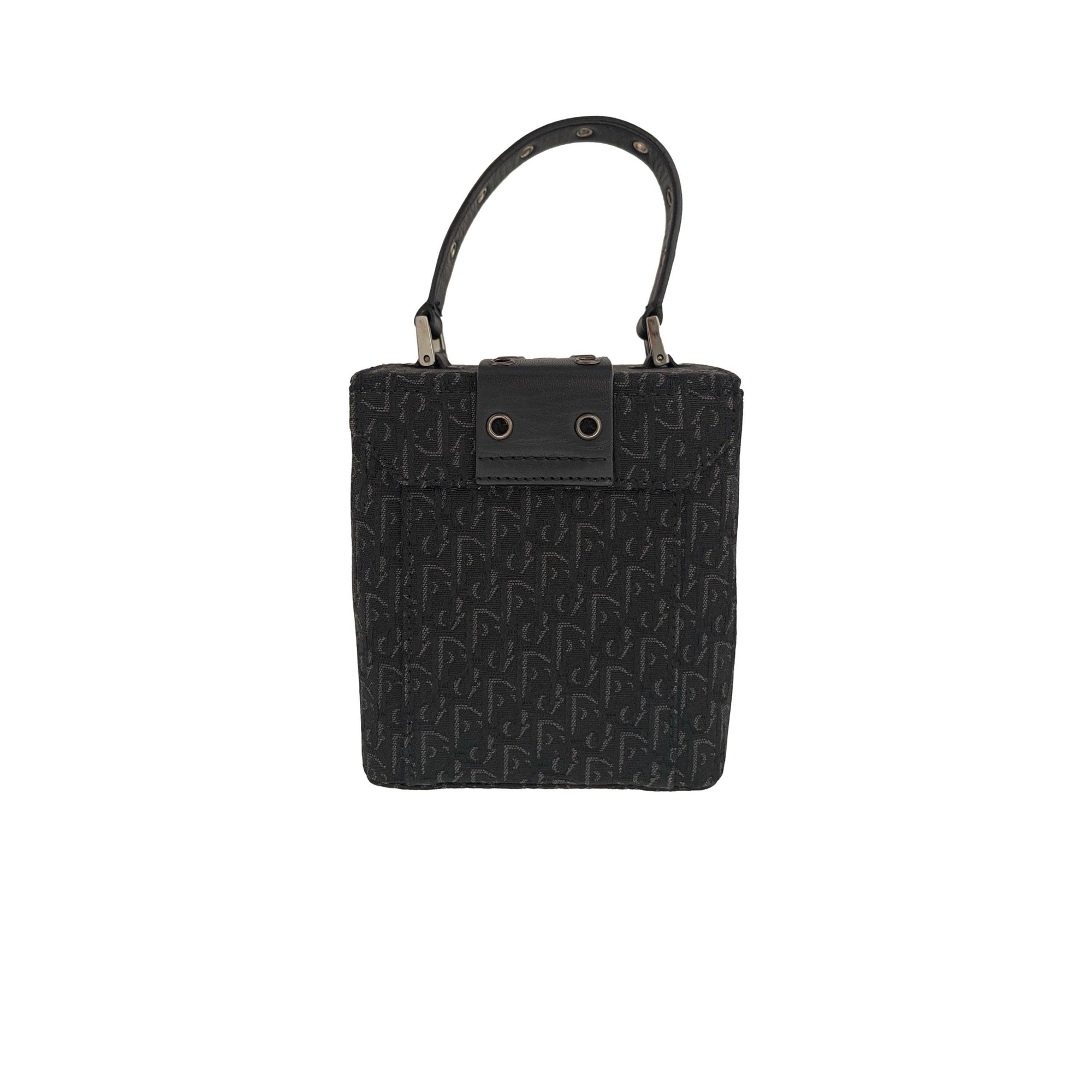 Dior Black Mini Logo Box Bag - Handbags
