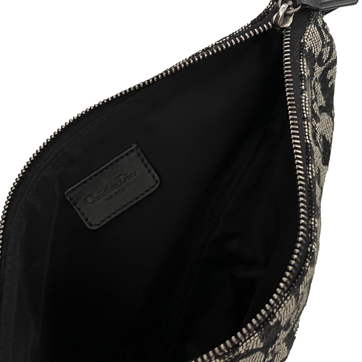 Vintage Dior Black Satin Mini Saddle Bag – Treasures of NYC