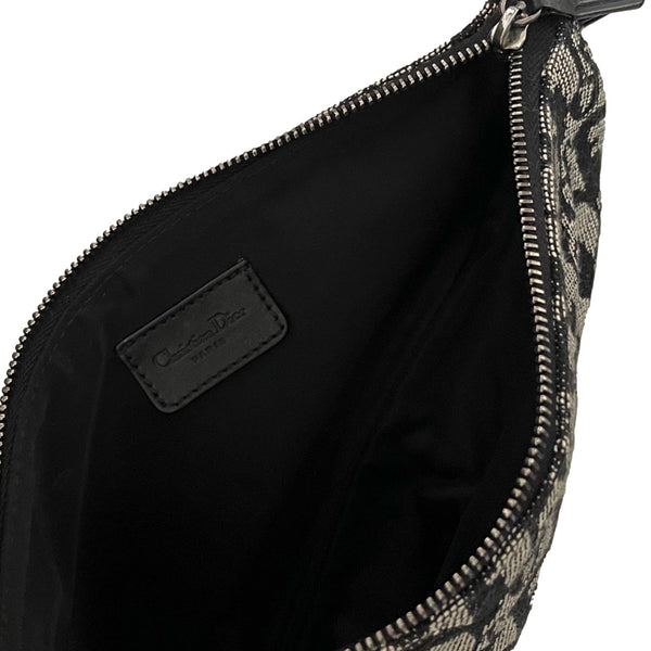 Dior Black Monogram Mini Saddle Bag - Handbags