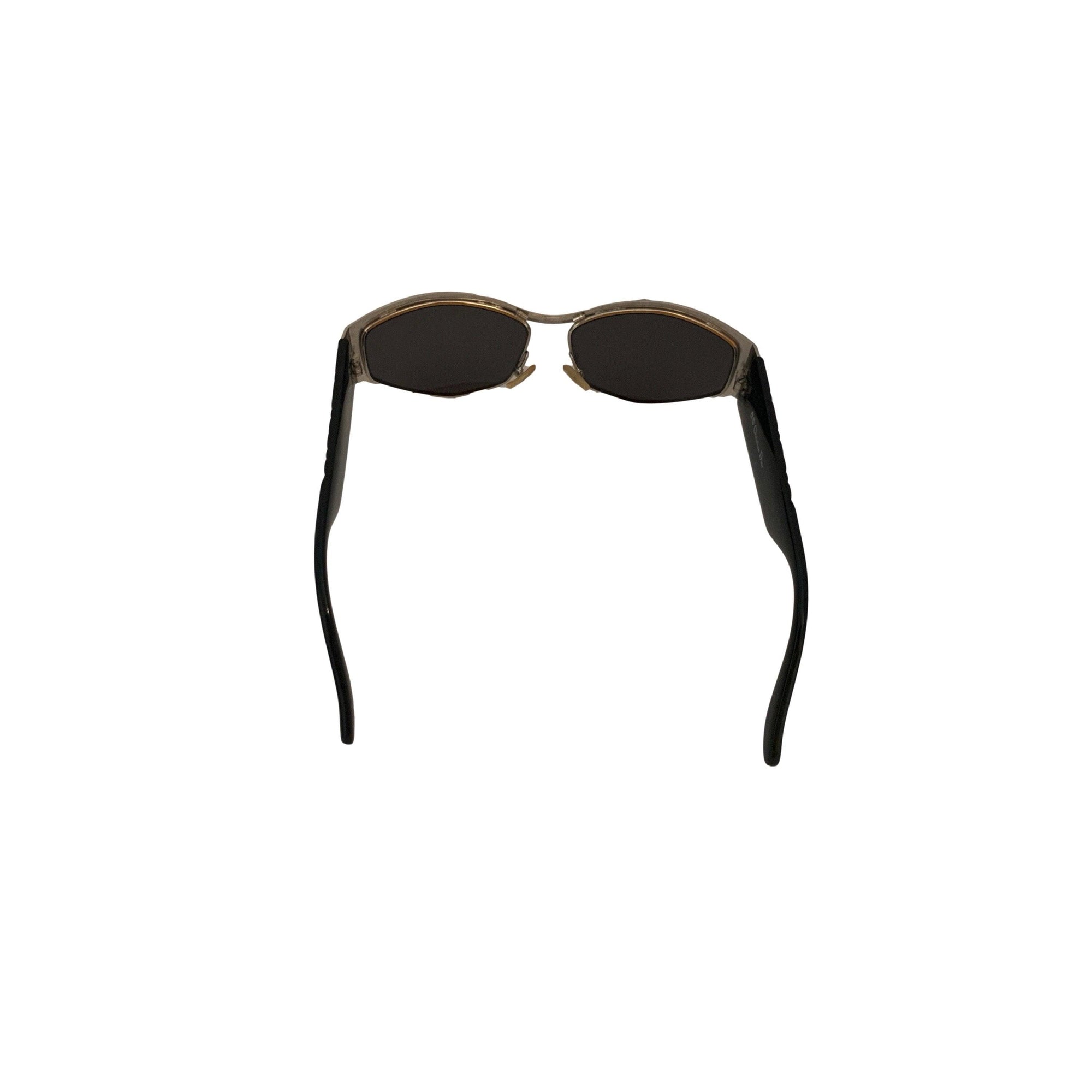 Dior Black Quilted Side Logo Sunglasses - Sunglasses