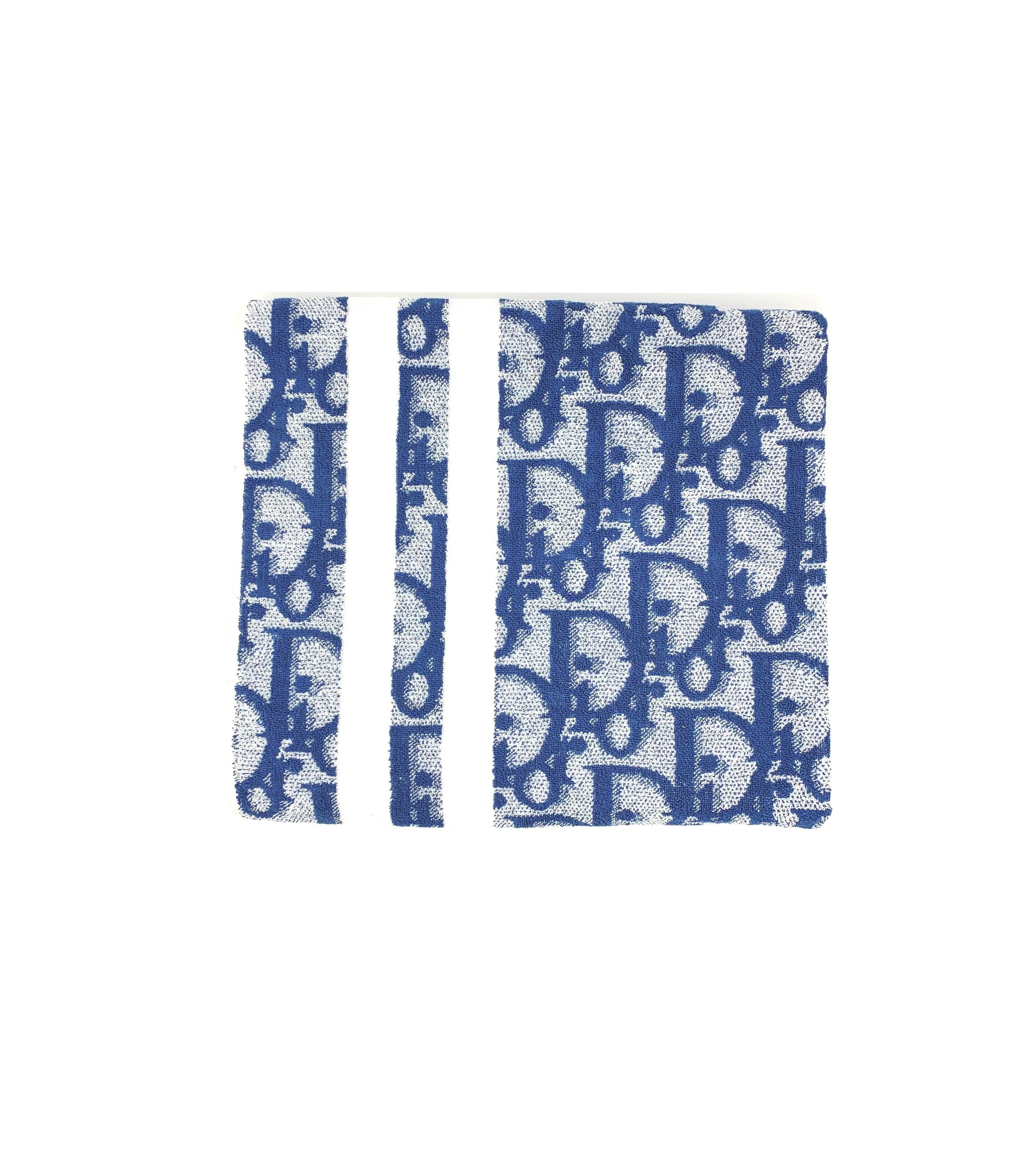 Dior Blue Monogram Beach Towel - Home