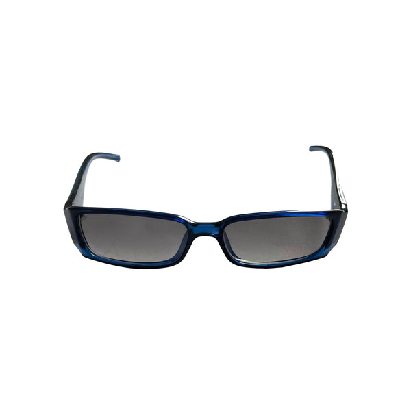 Dior Blue Rhinestone Slim Sunglasses - Sunglasses