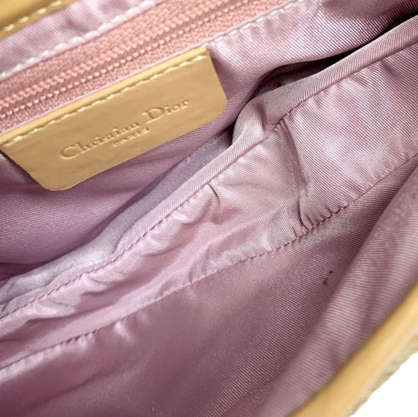Dior Brown Fur Mini Saddle Bag - Handbags