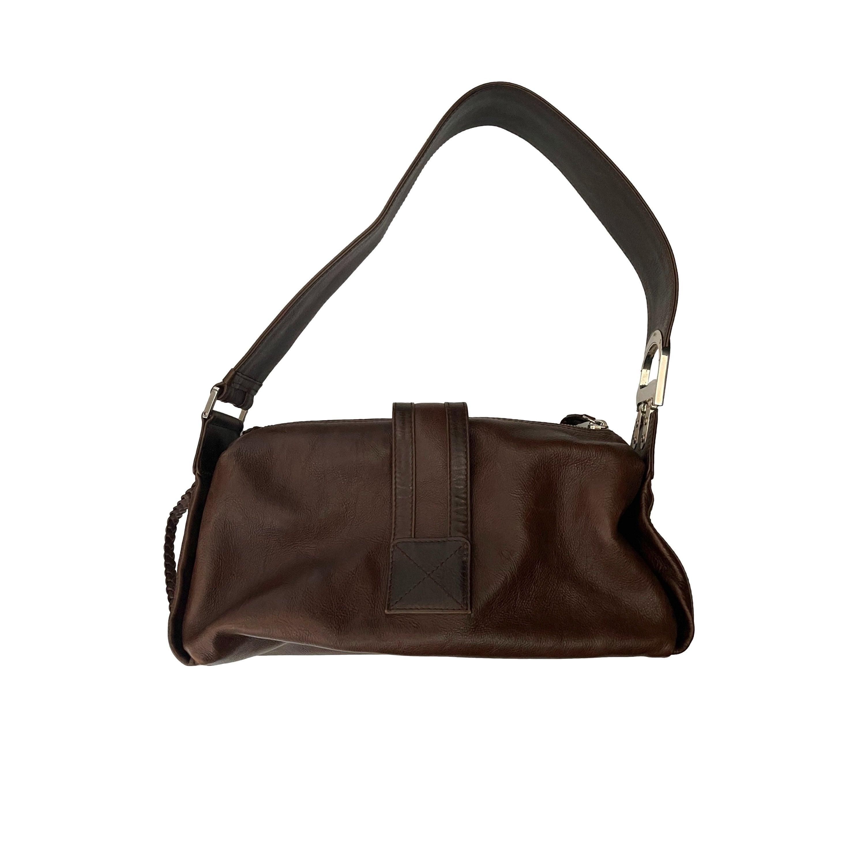 Dior ブラウンロゴショルダーバッグ Treasures of NYC - Dior Brown Logo Shoulder Bag