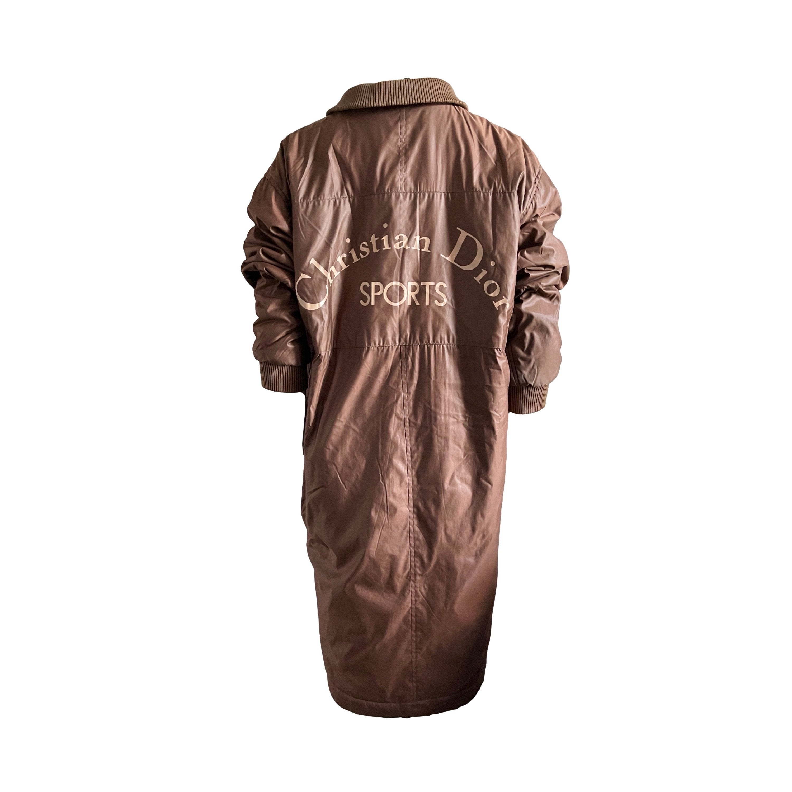 Treasures of NYC - Dior Brown Logo Trench Coat