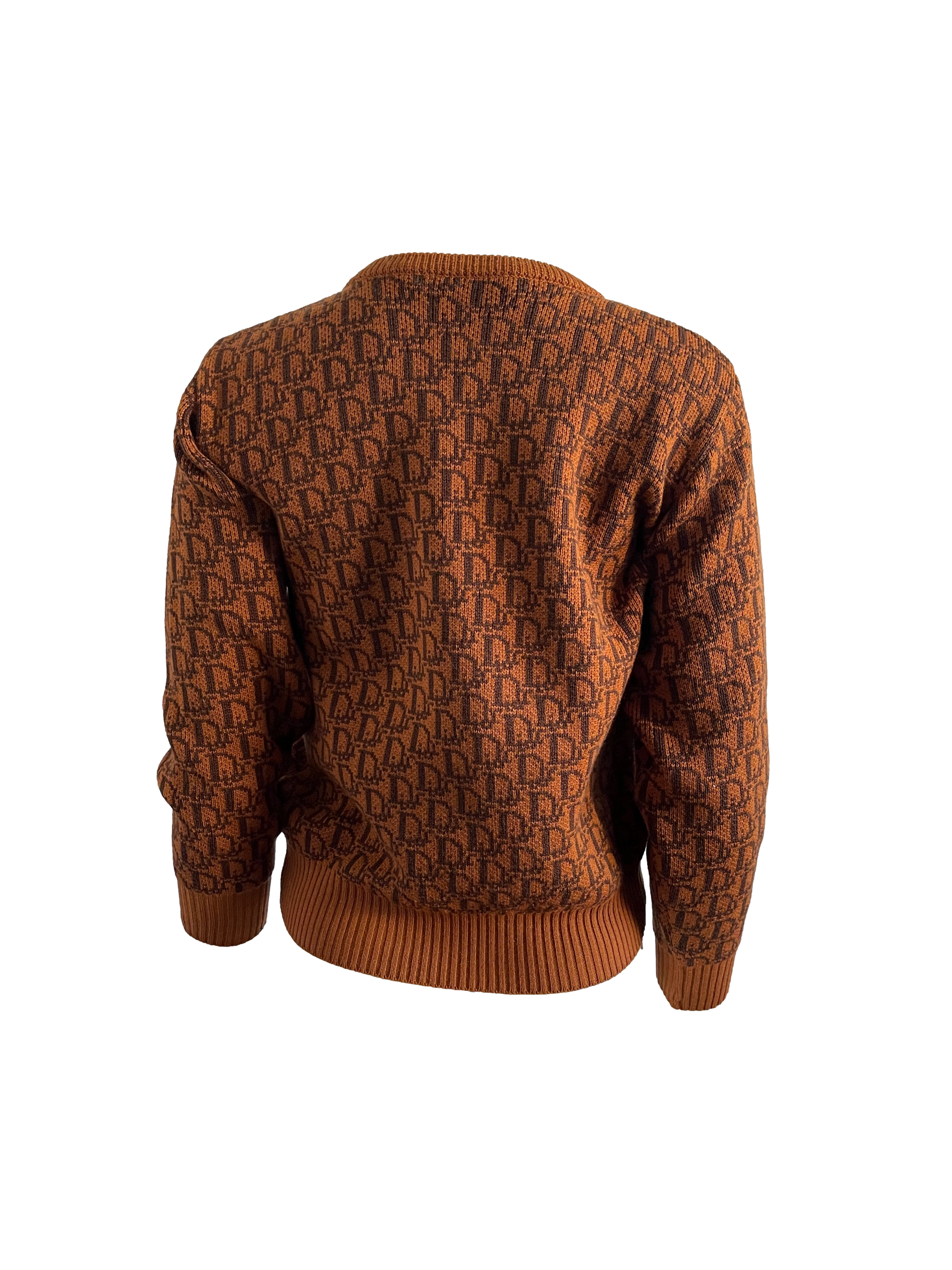 Dior Brown Monogram Sweater - Apparel