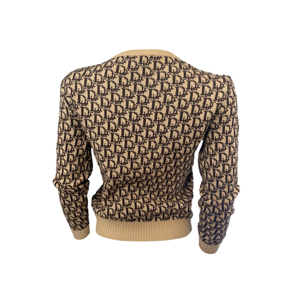 Dior Brown Monogram Sweater - Apparel