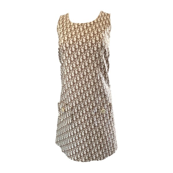 Dior Brown Monogram Tank Dress - Apparel