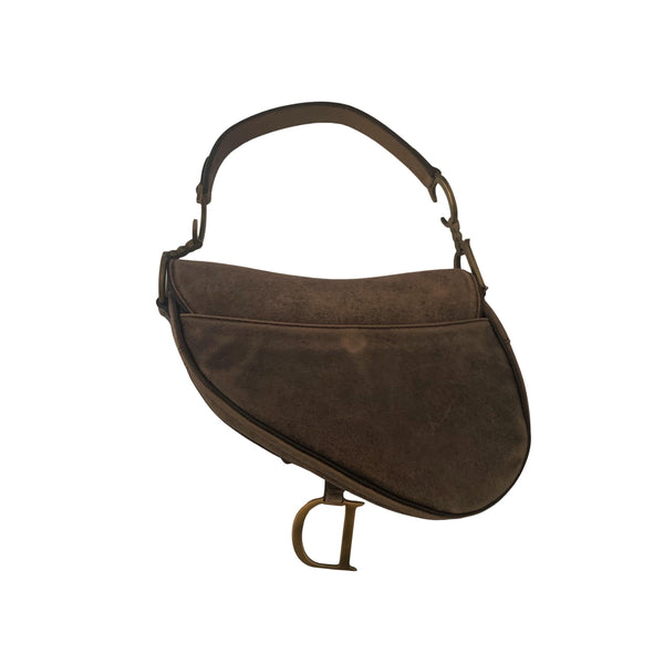 Dior Brown Saddle Bag - Handbags
