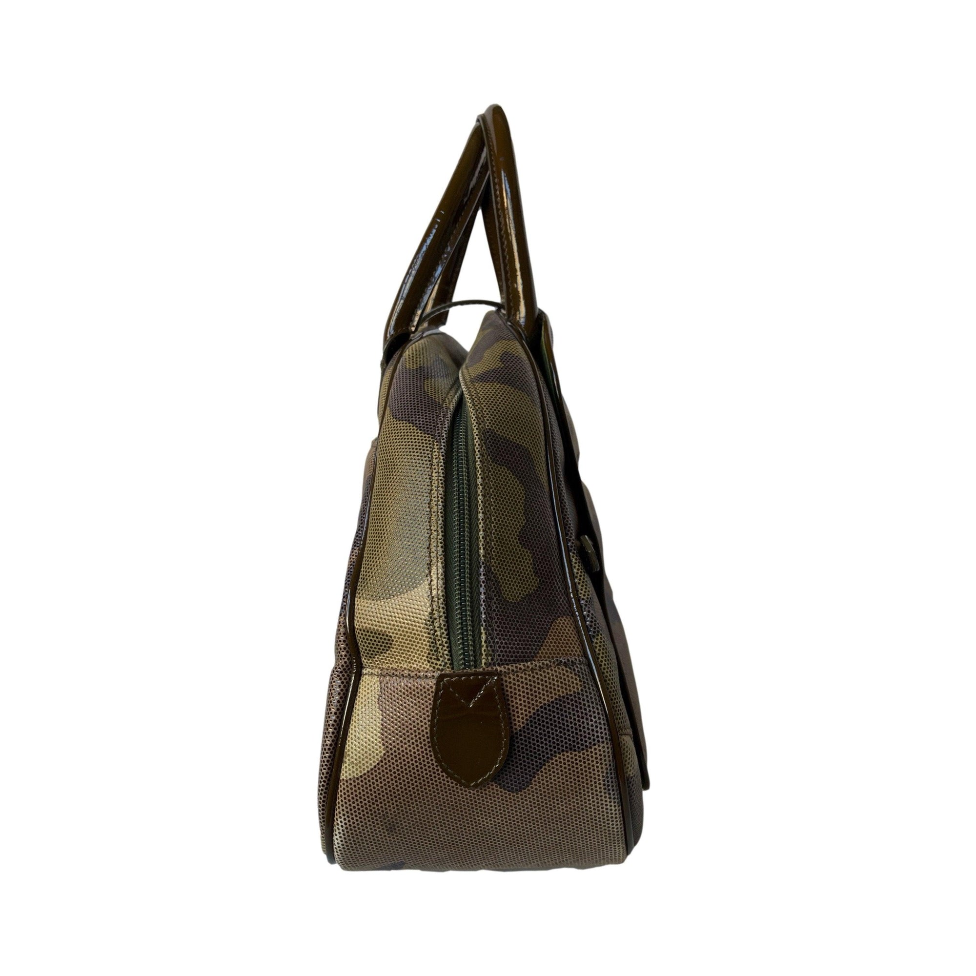 Dior Camo Jumbo Top Handle Bag - Handbags