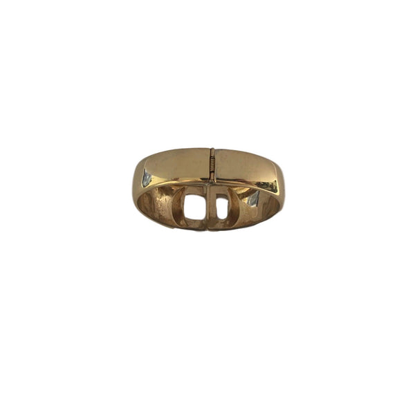 Dior CD Jumbo Gold Logo Cuff - Jewelry