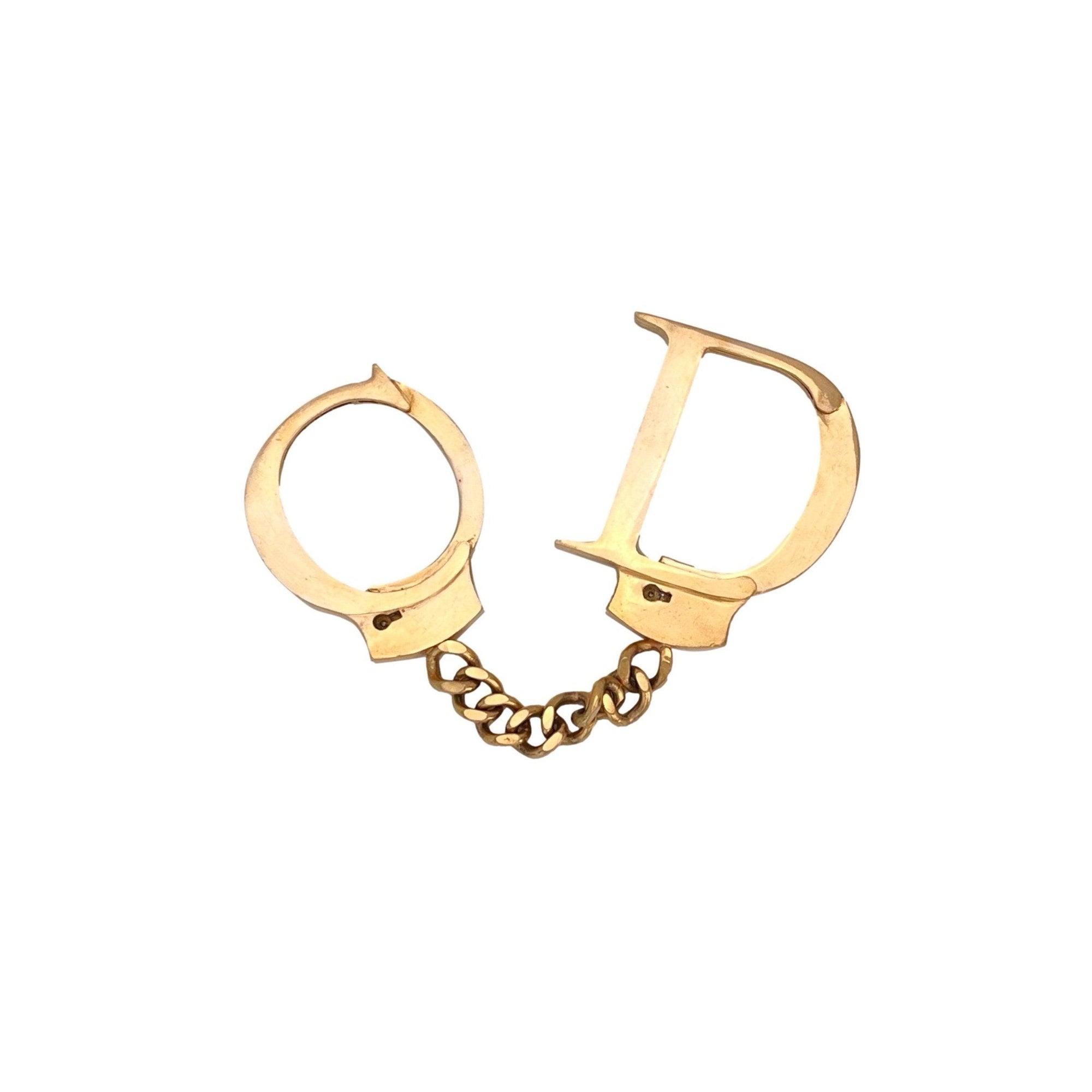 Dior Gold Logo Handcuffs - Jewelry