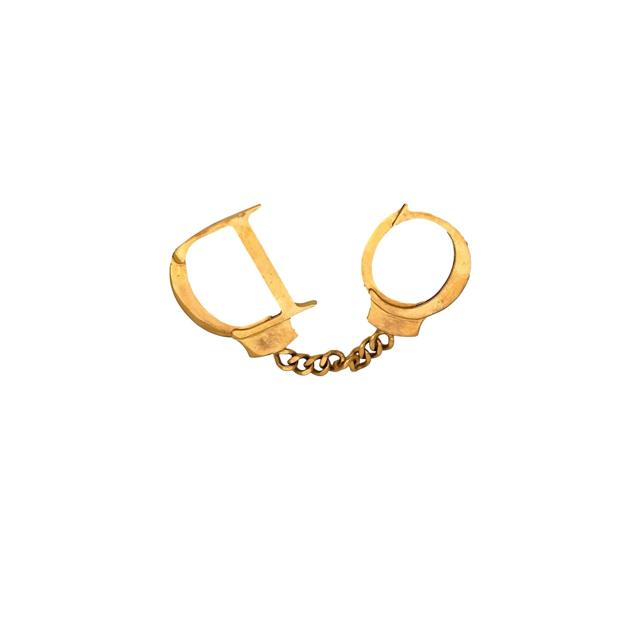 Dior Gold Logo Handcuffs - Jewelry