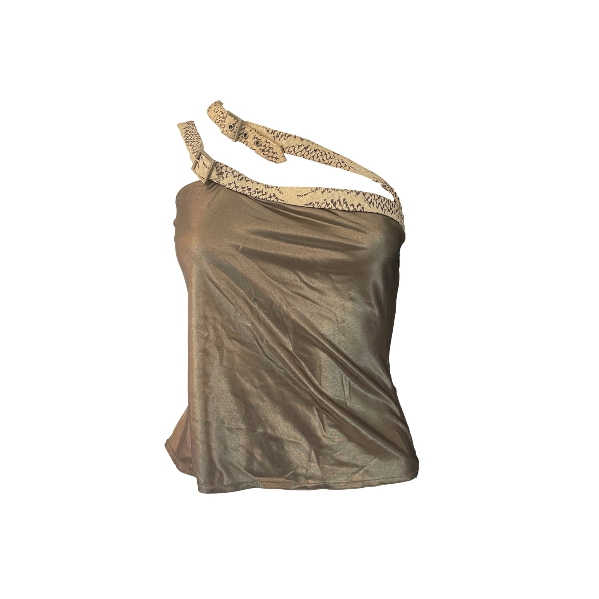 Dior Gold Snake Trim Top - Apparel