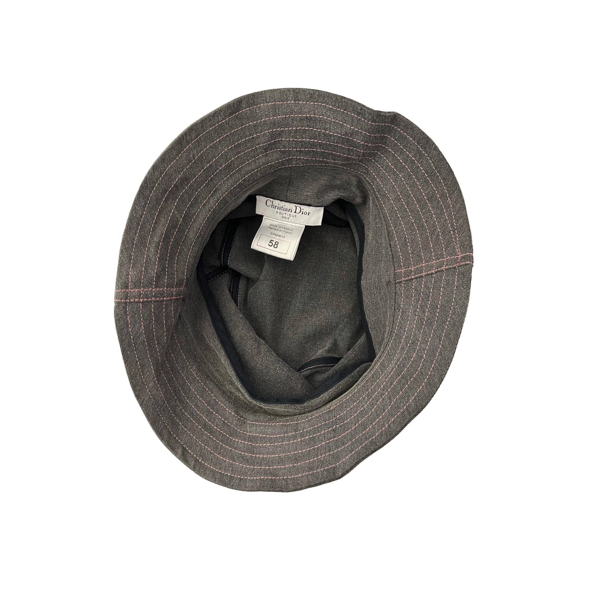 Dior Grey Bucket Hat - Accessories