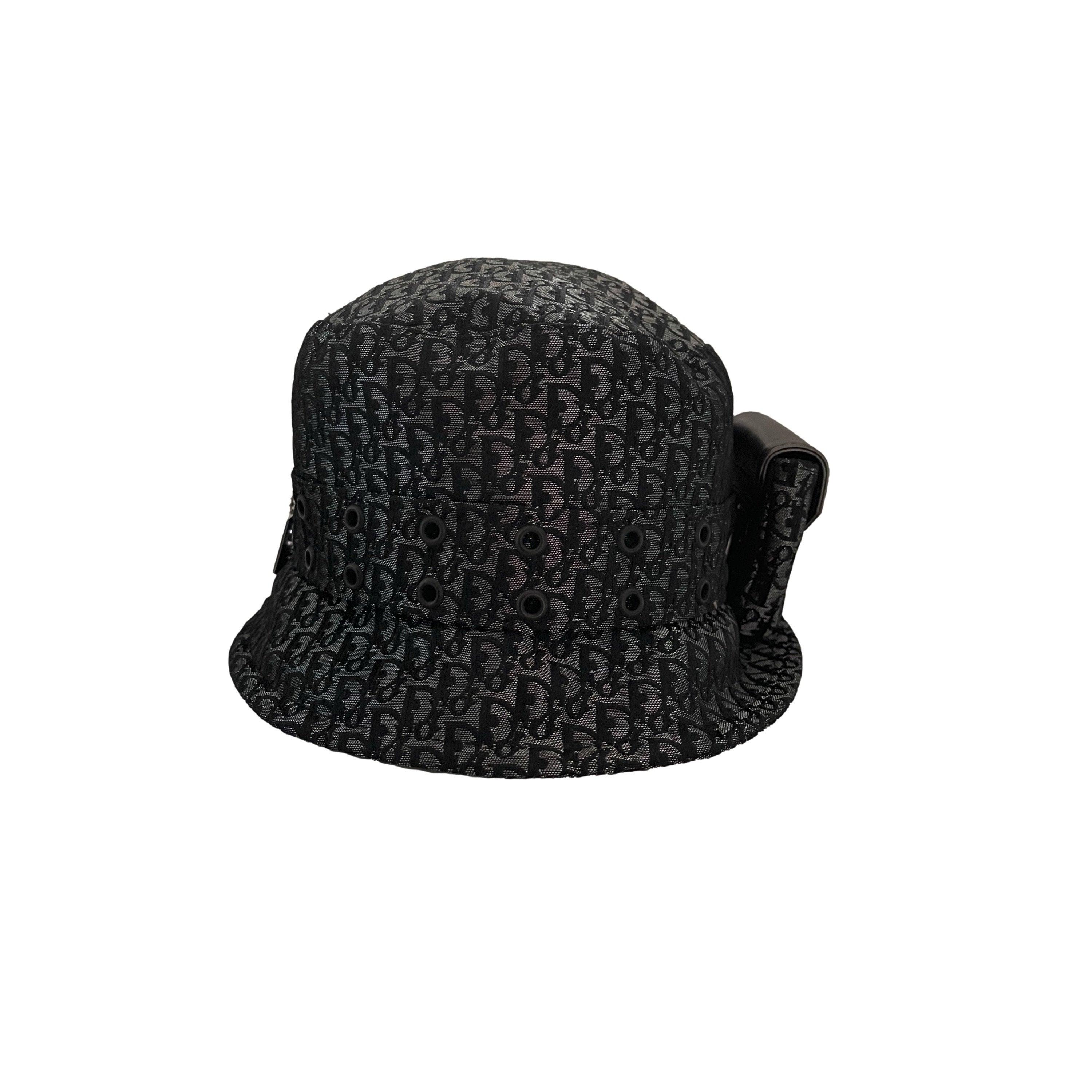Treasures of NYC - Dior Grey Monogram Pocket Bucket Hat