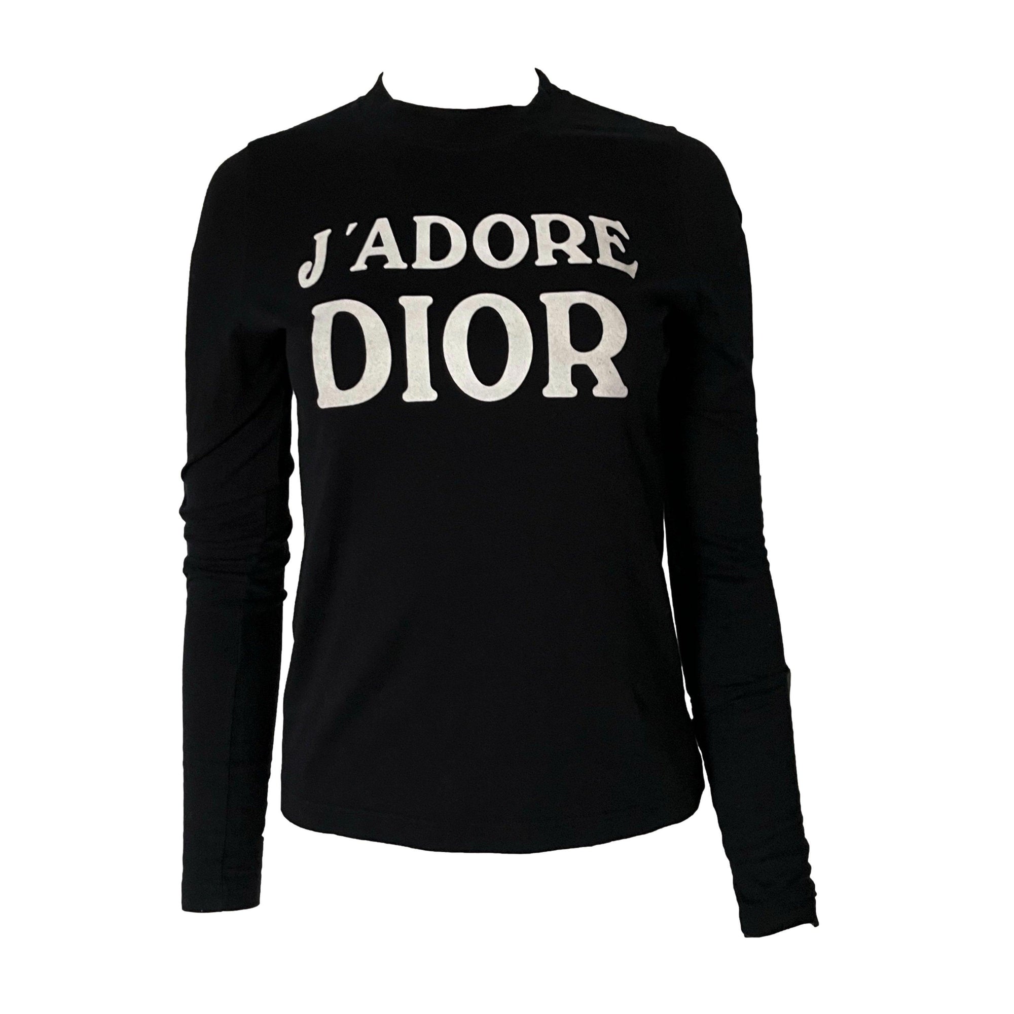 Dior J’Adore Black Long Sleeve - Apparel