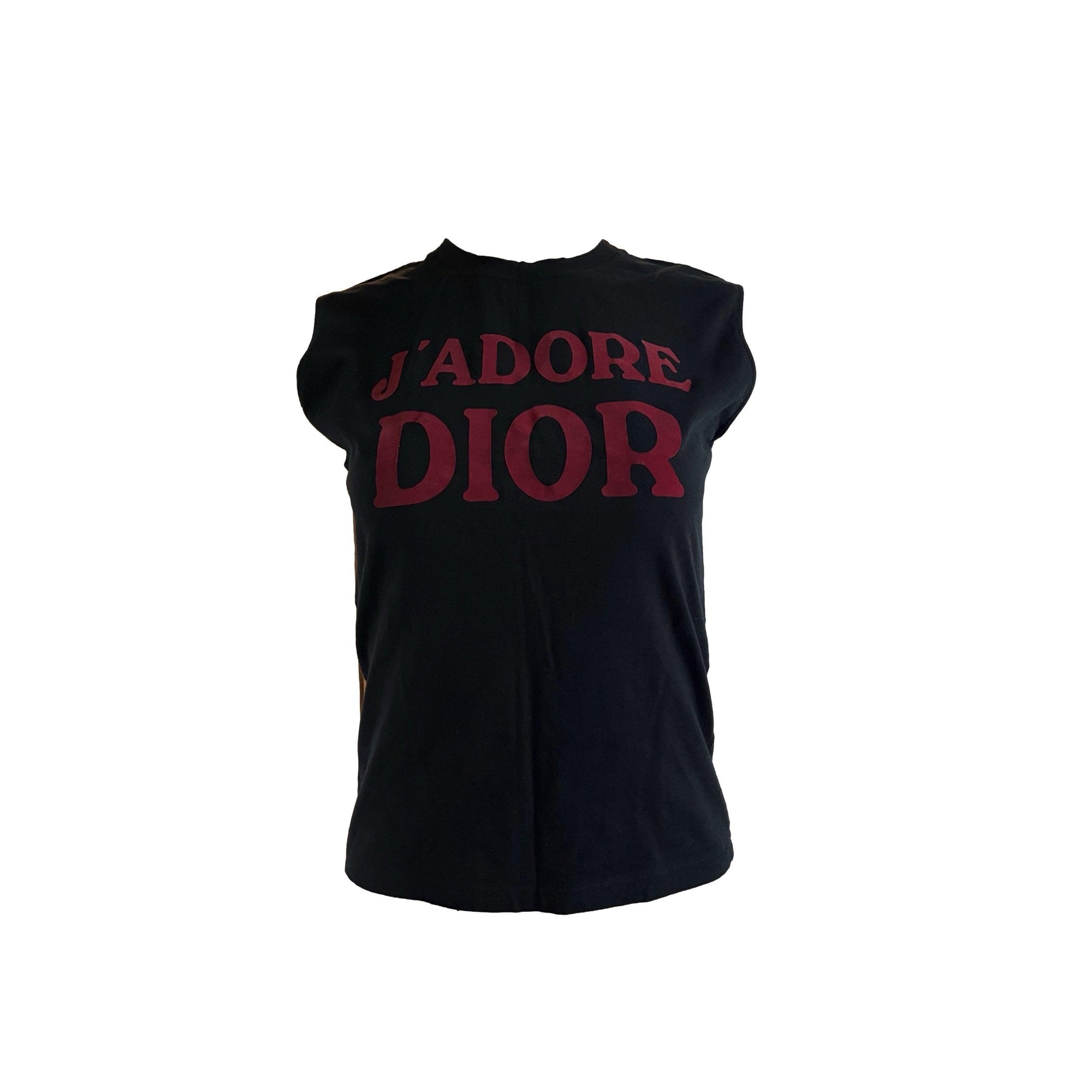 Dior J’Adore Black Tank - Apparel