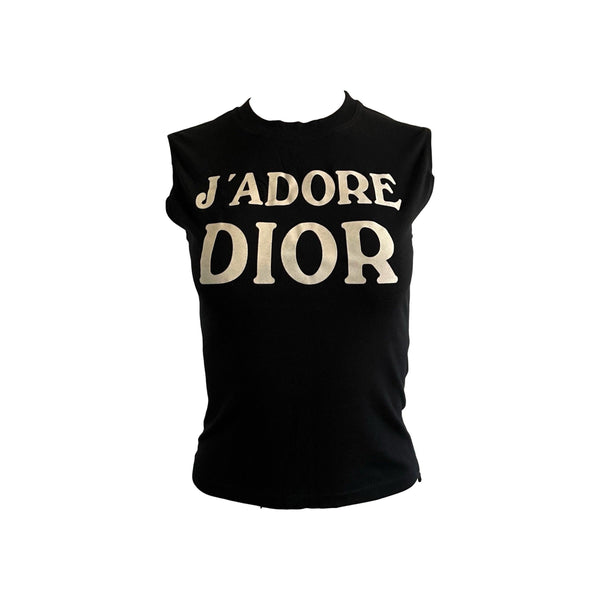 Dior J’Adore Black Tank - Apparel