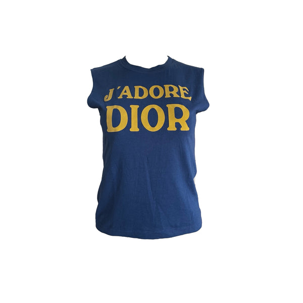Treasures of NYC - Dior J'Adore Blue Logo Tank