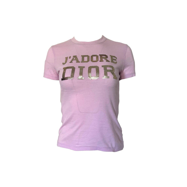 Dior J’Adore Pink The Latest Blonde T-Shirt - Apparel