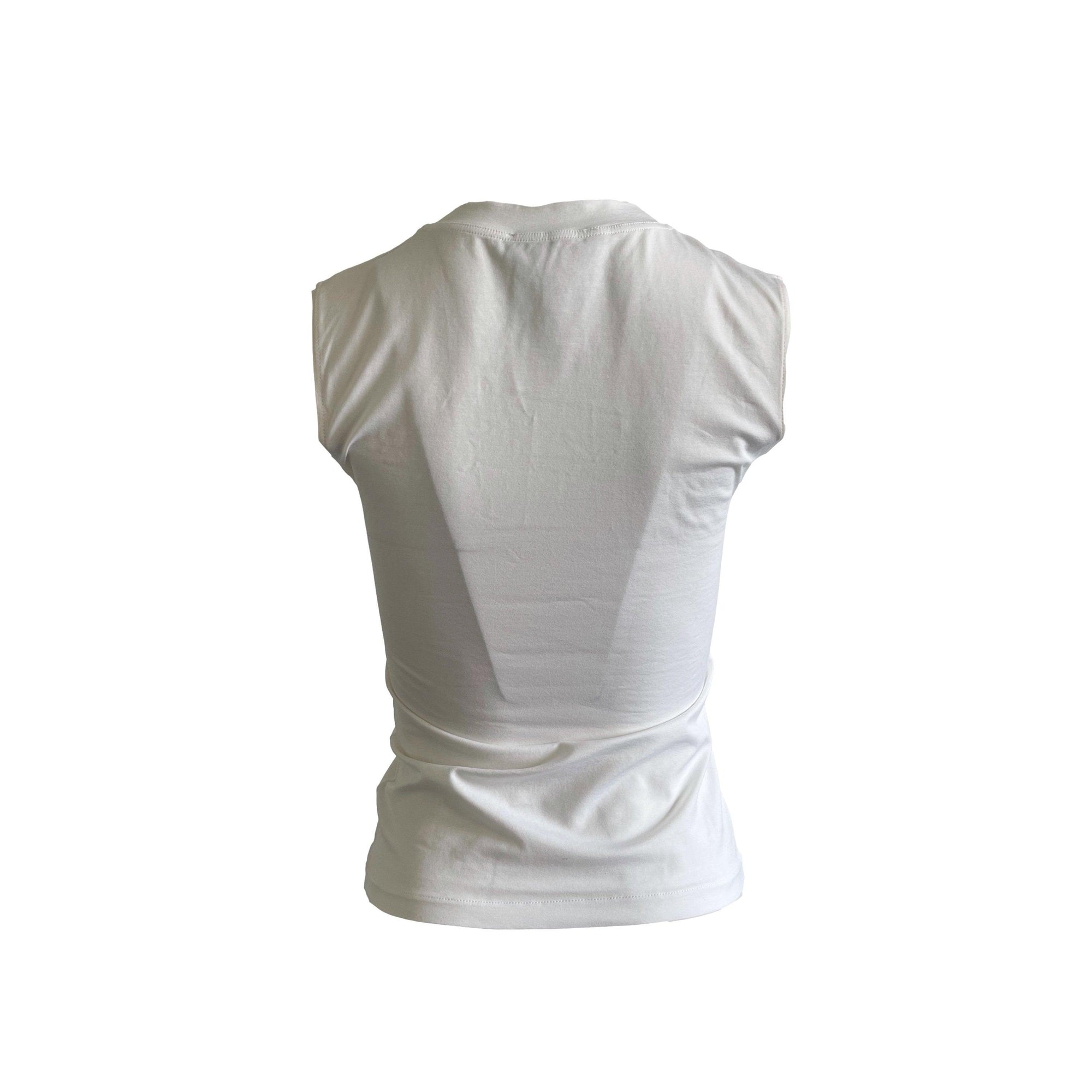 Dior J’Adore White Logo Tank - Apparel