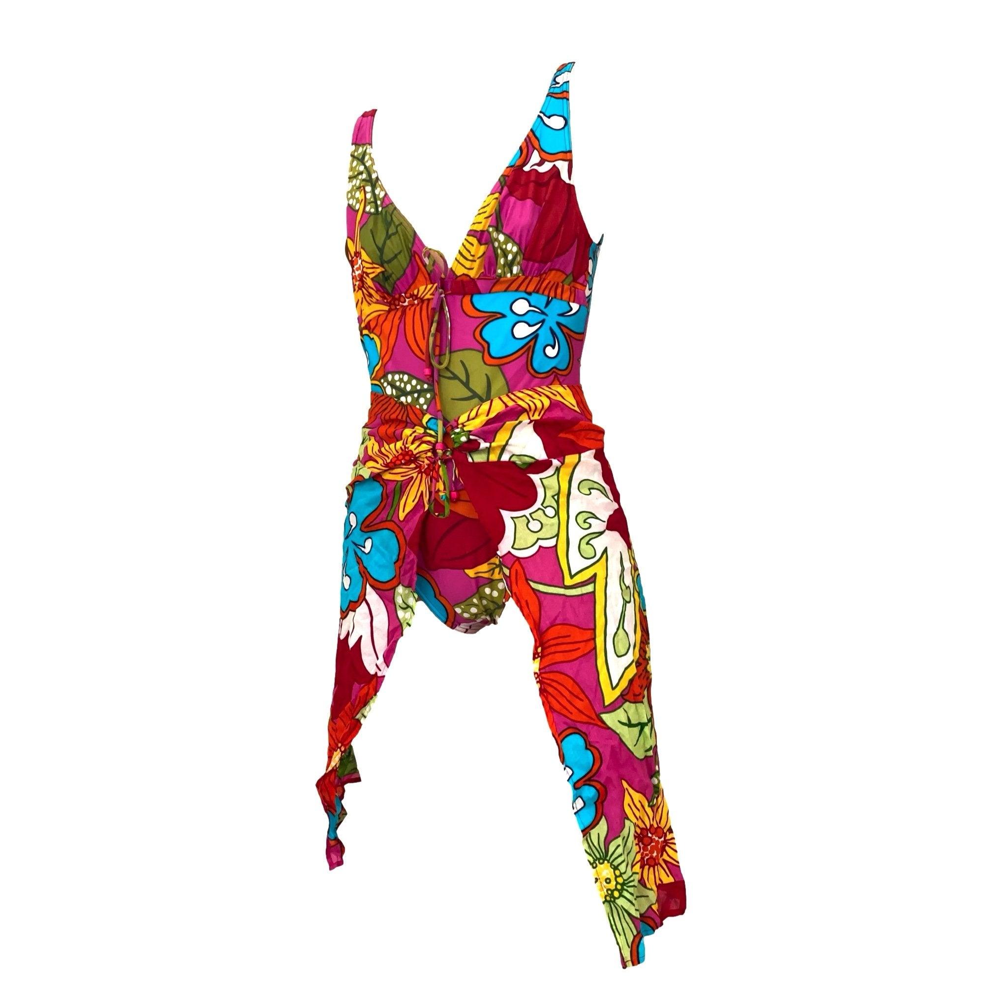 Dior Multicolor Floral One Piece Set