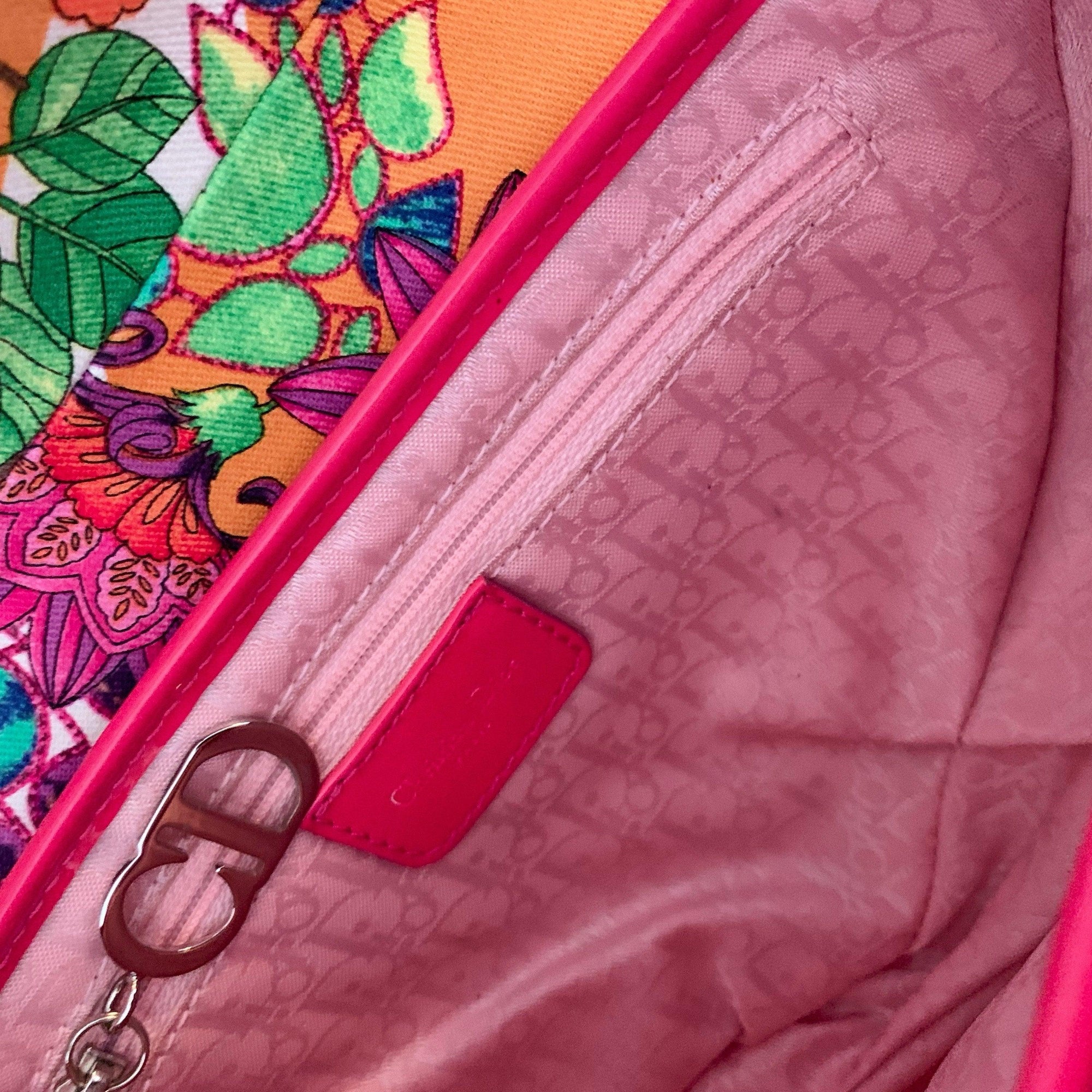 Dior Multicolor Floral Saddle Bag - Handbags