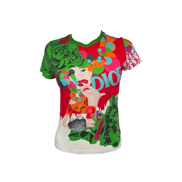 Treasures of NYC - Dior Multicolor Print T-Shirt