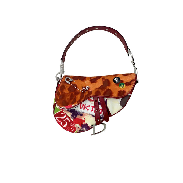 Dior Multicolor Victim Saddle Bag - Handbags