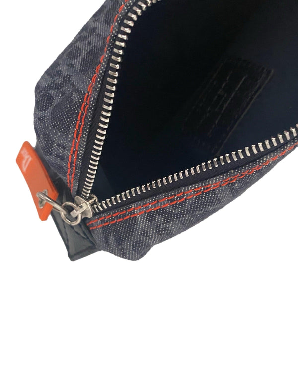 Dior Navy Logo Pouch - Handbags