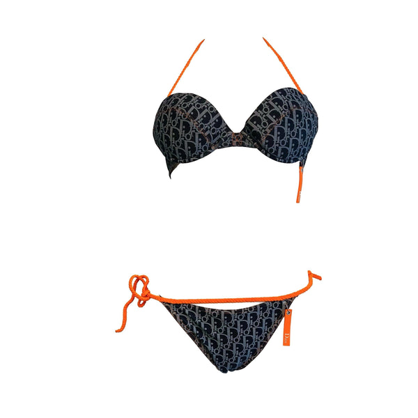 Dior Navy Monogram Flight Bikini - Swimwear