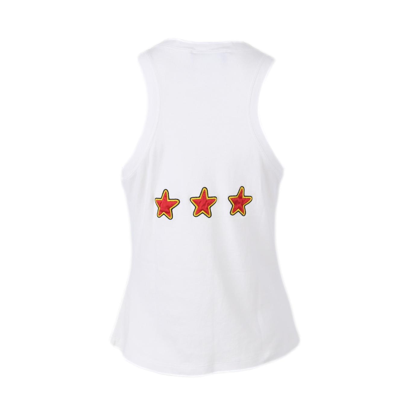 Dior ’Not War’ White Embroidered Tank - Apparel