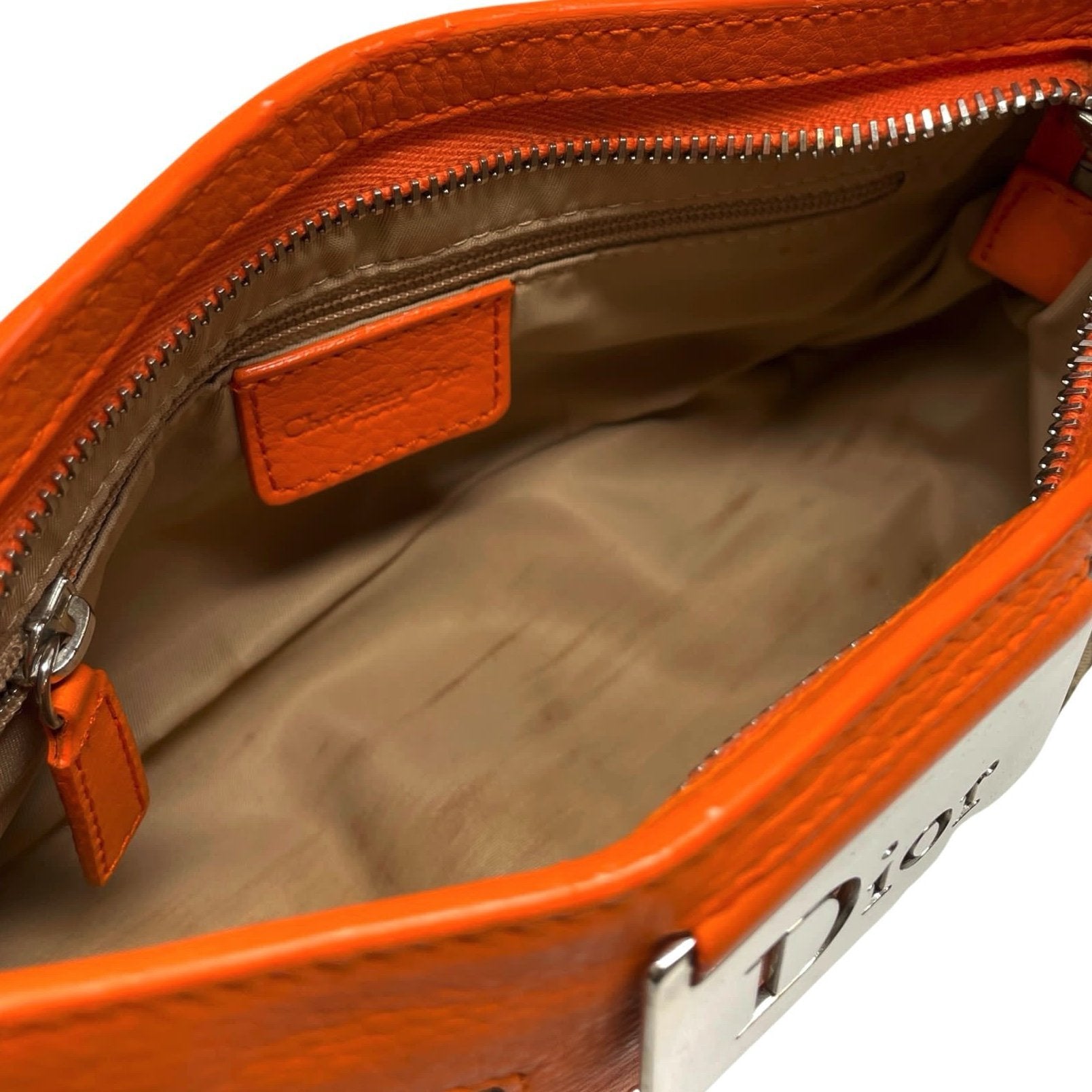 Dior Orange Logo Mini Bag - Handbags