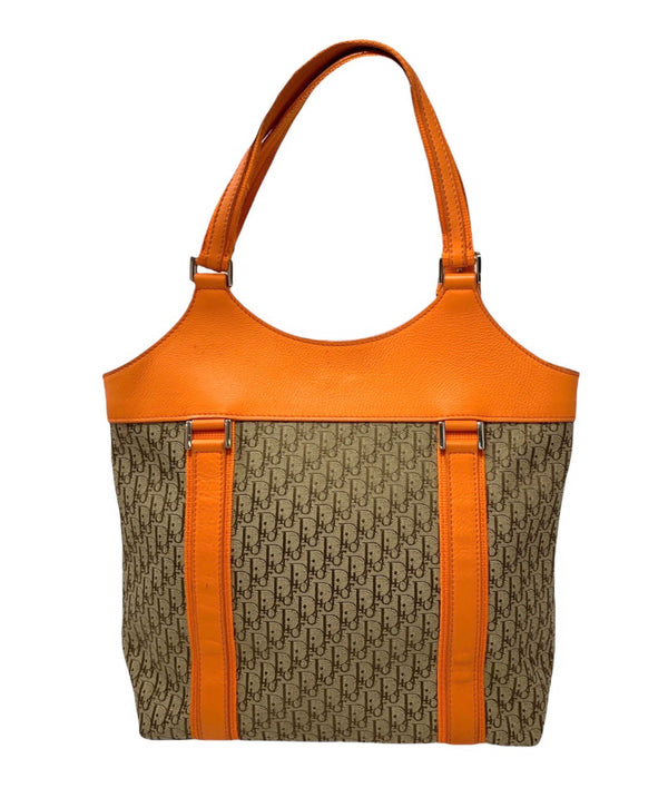 Dior Orange Logo Shoulder Bag - Handbags