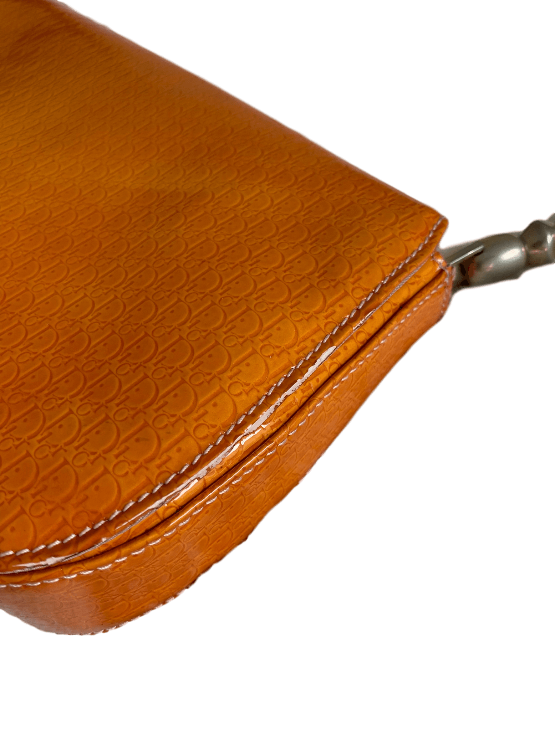 Dior Orange Monogram Shoulder Bag - Handbags