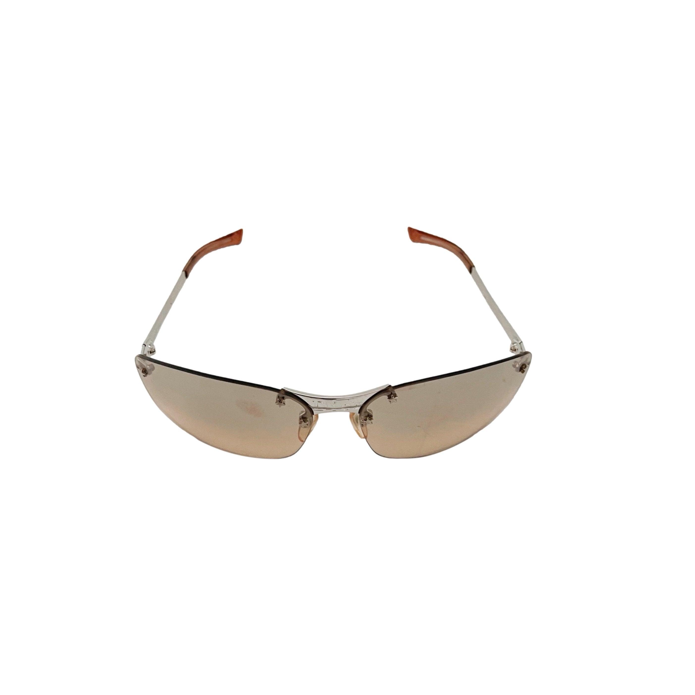 Treasures of NYC - Dior Peach Star Rimless Sunglasses