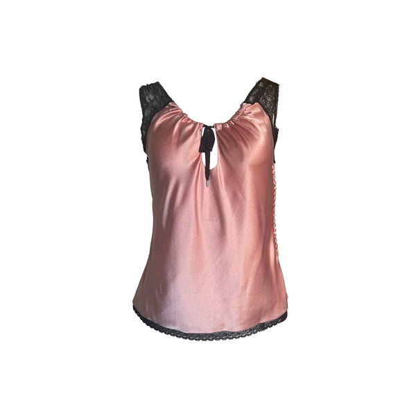 Dior Pink Lace Tank Top - Apparel