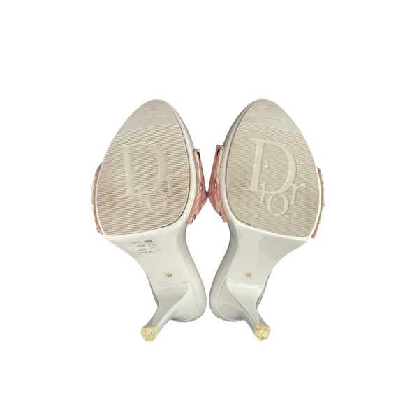 Dior Pink Logo Heels - Shoes