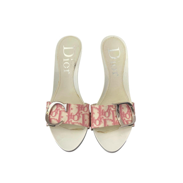 Dior Pink Logo Heels - Shoes