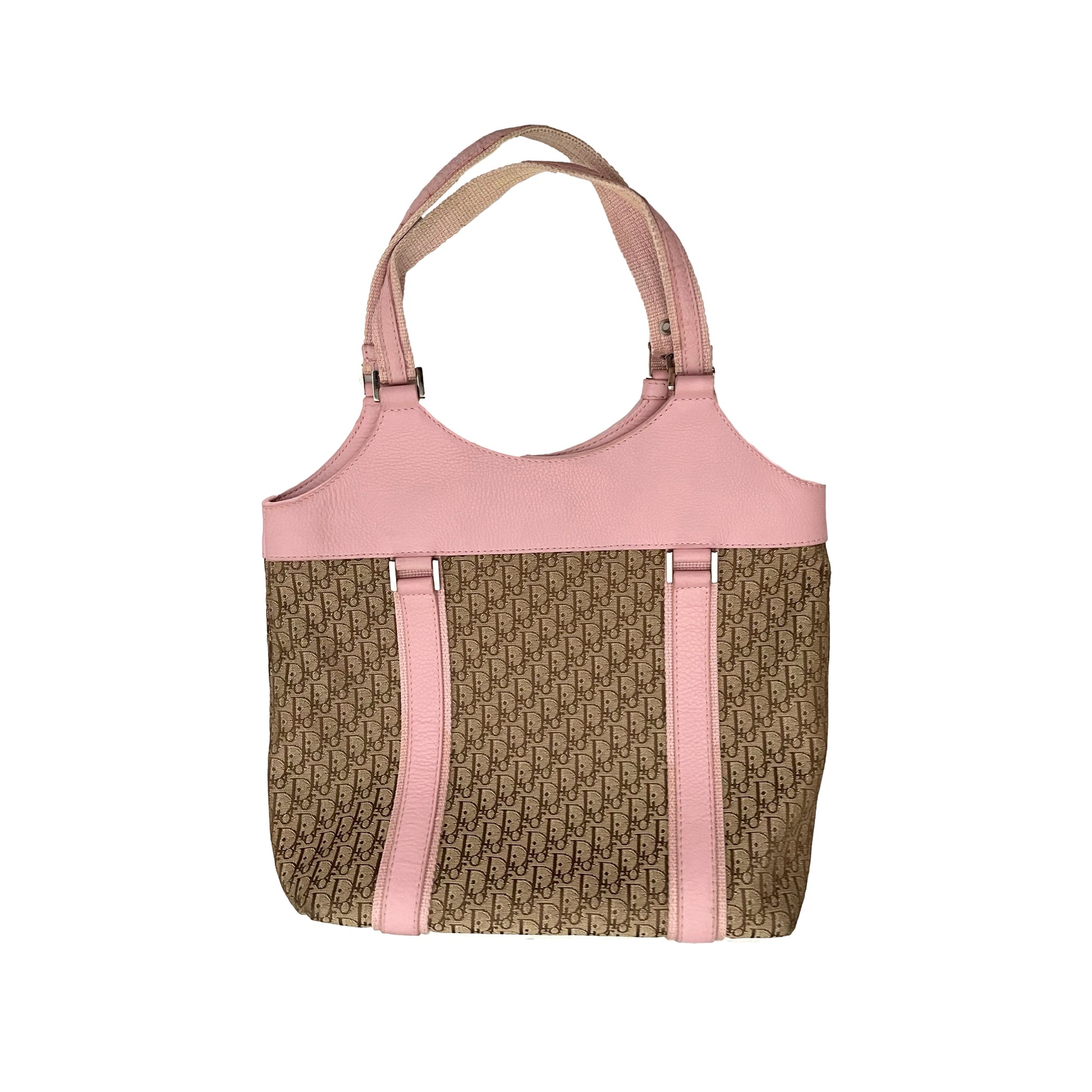 Dior Pink Logo Shoulder Bag - Handbags