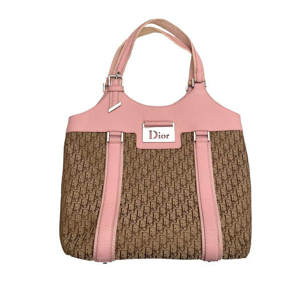 Dior ロゴプリント ハンドバッグ ブラウン/ピンク Treasures of NYC - Dior Zebra Calf Hair Shoulder Bag