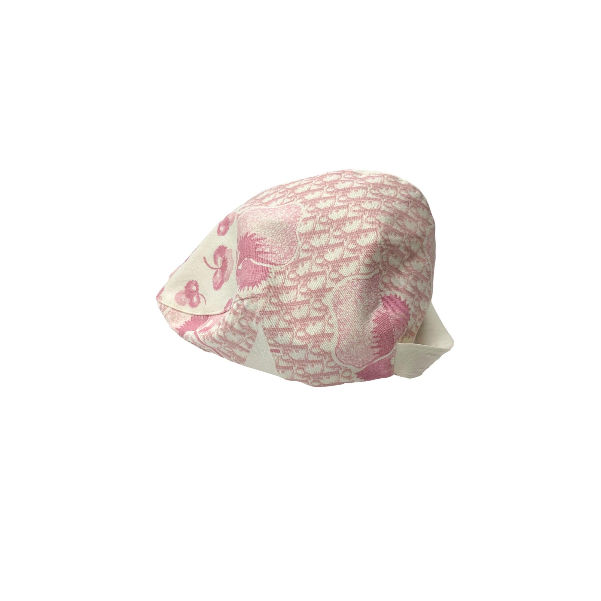 Dior Pink Monogram Blossom Newsboy Cap - Accessories