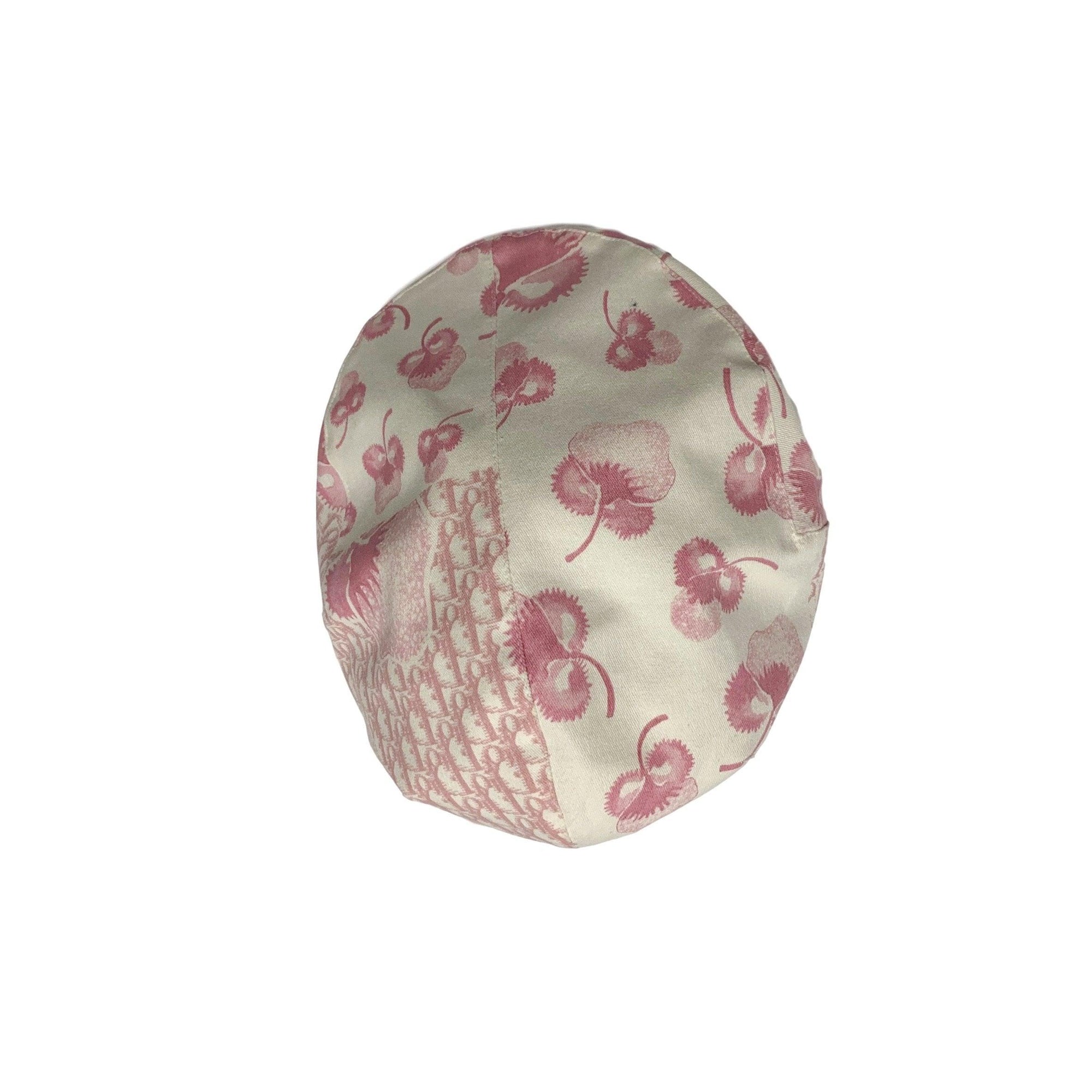 Dior Pink Monogram Blossom Newsboy Cap - Accessories