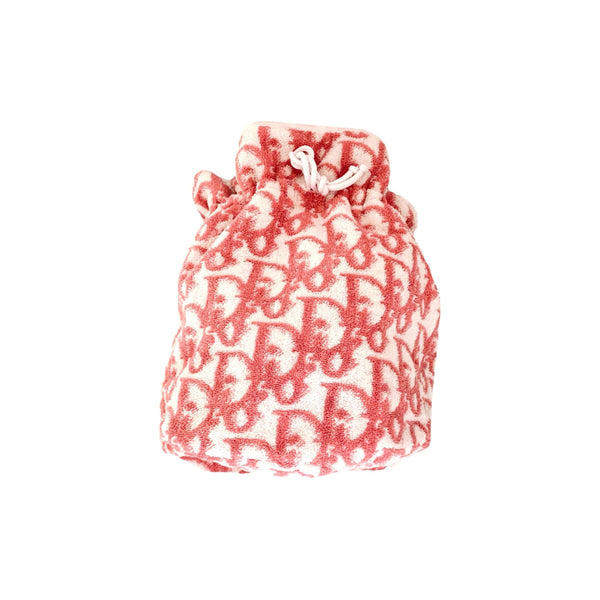 Dior Pink Monogram Bucket Bag - Handbags